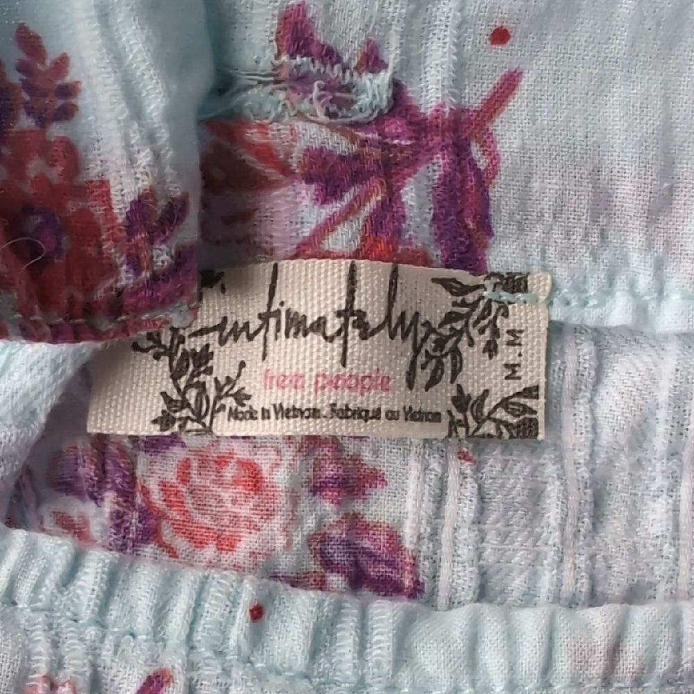 Free People Crinkle Square Neck  Blouse Bodysuit 'ANGELA' in Mint Size m - Picture 2 of 16